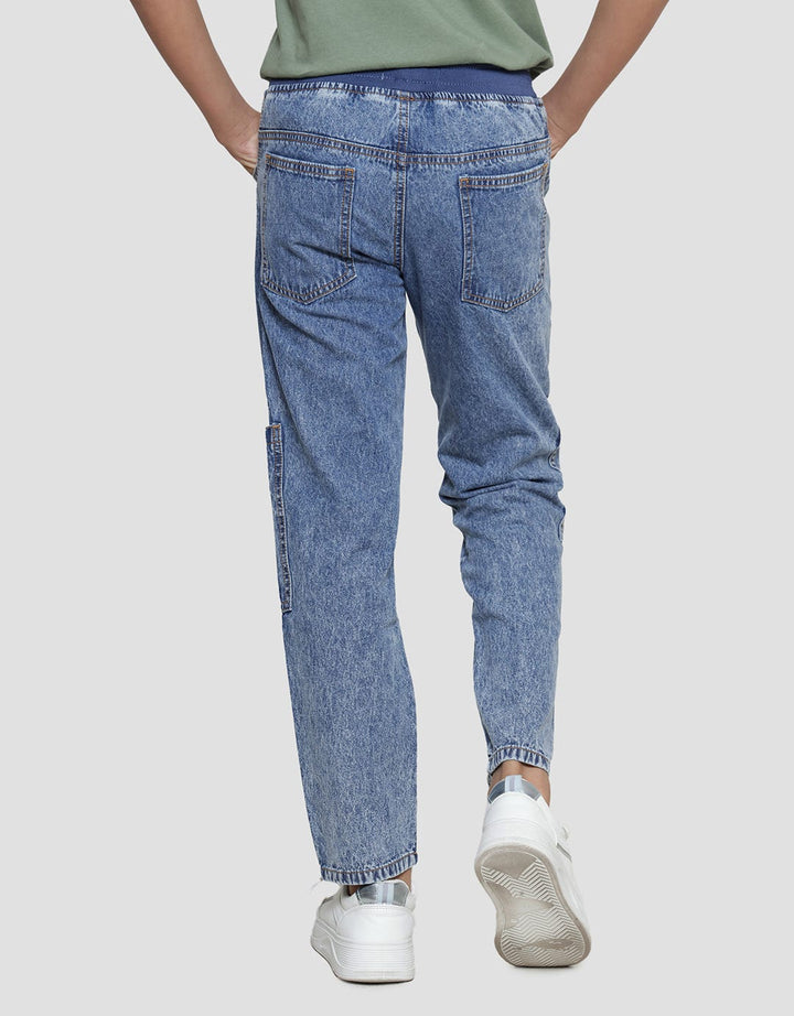 Aero Celana Panjang Denim Kantong Anak Laki-laki
