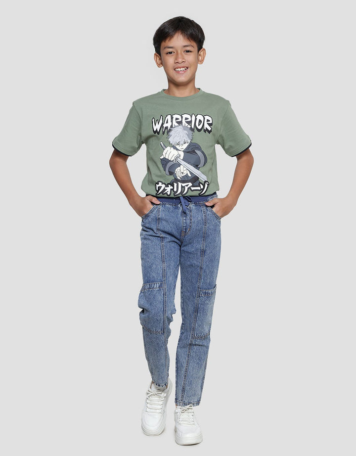 Aero Celana Panjang Denim Kantong Anak Laki-laki