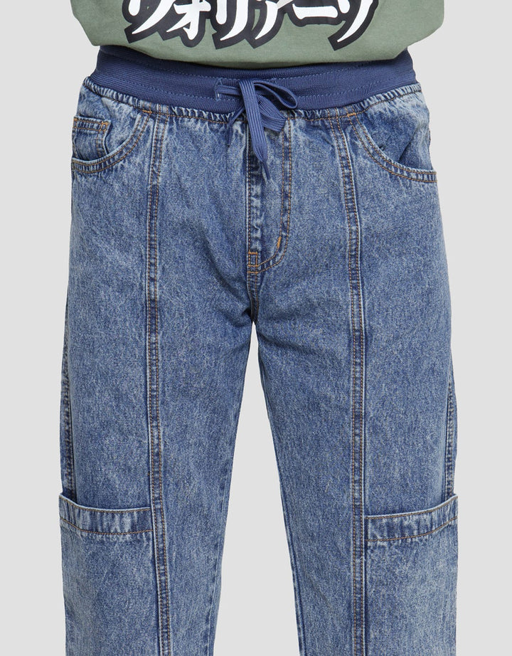 Aero Celana Panjang Denim Kantong Anak Laki-laki
