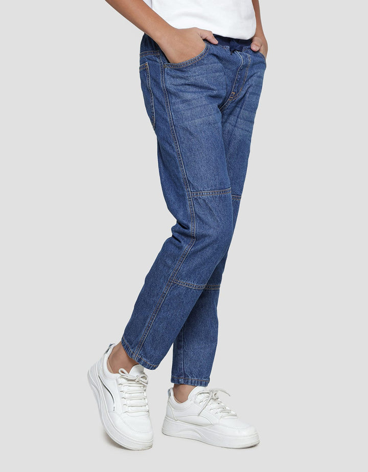 Aero Boys Cut Sewn Denim Pants
