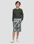 Aero Knit Dino Camouflage Celana Pendek Anak Laki-Laki