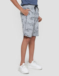 Aero Shark Print Celana Pendek Anak Laki-laki