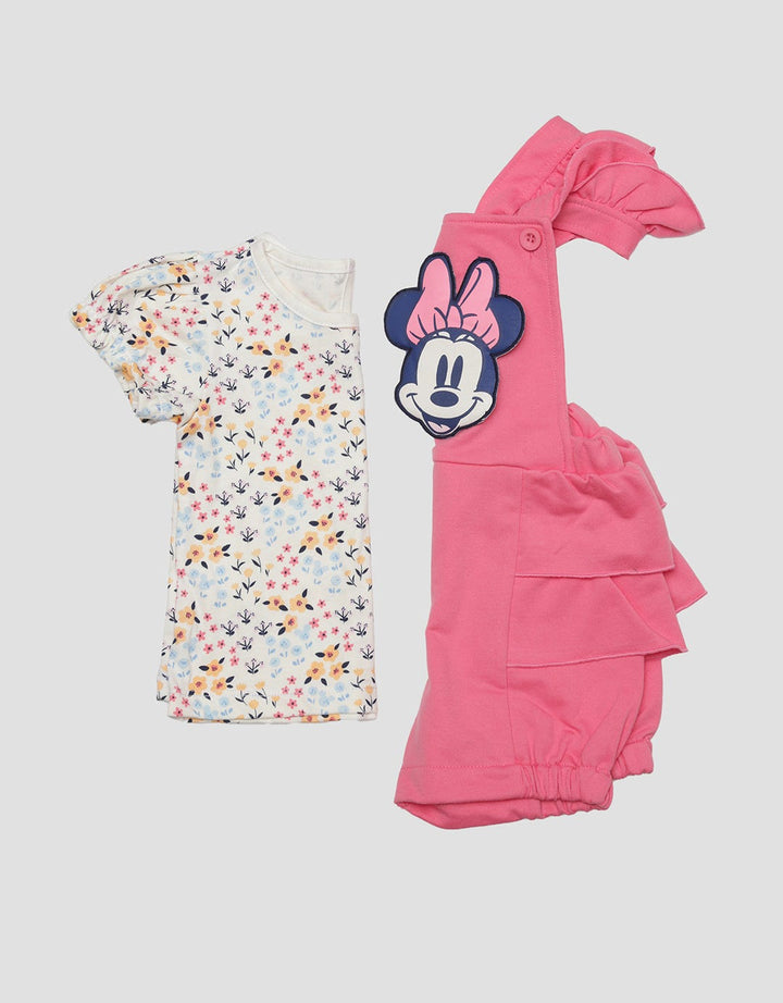 Disney Minnie Little Flower Overall Girls