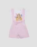 Disney Princess Midi Dress Short Sleeve Girls Pants