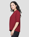 St. Yves Vneck And Shirring Gynela Crushed 3/4 Women's Blouse