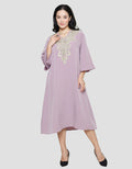 St. Yves Patch Neck Kafthan Big Sleeve Wanita