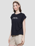 Nevada Print The Best Time Kaos Lengan Pendek Wanita