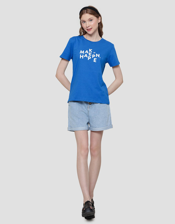 Nevada Make It Happen Kaos Casual Wanita