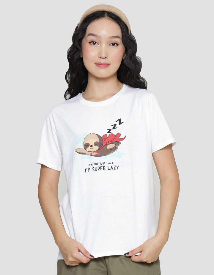 Nevada Super Lazy Kaos Casual Wanita