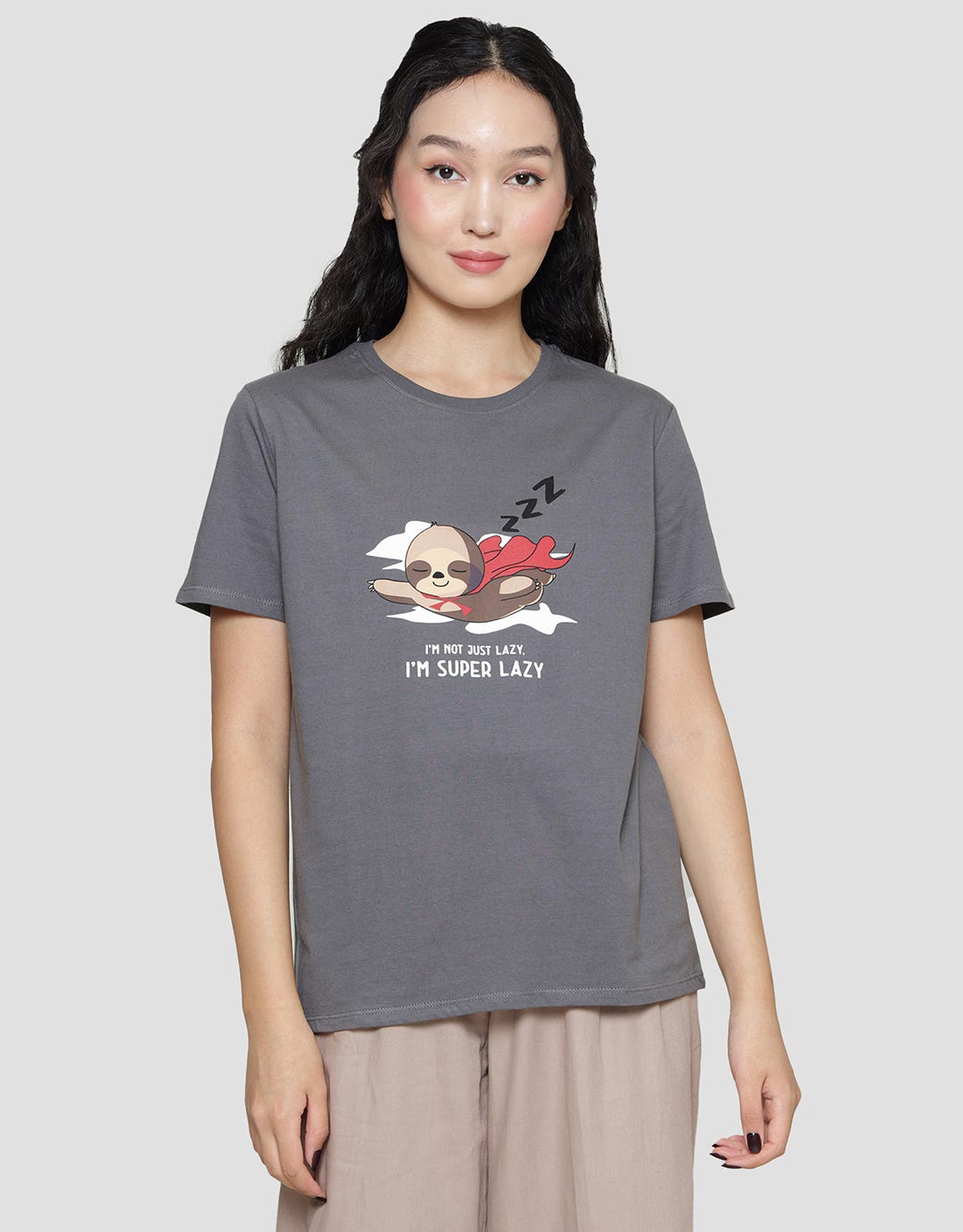 Nevada Super Lazy Kaos Casual Wanita