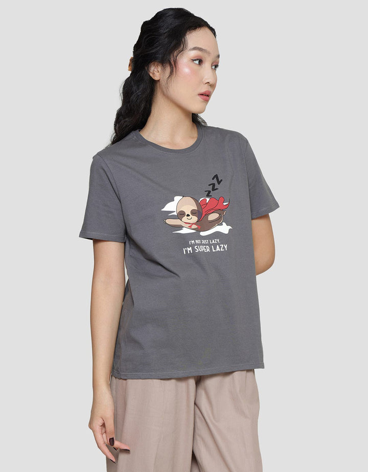 Nevada Super Lazy Kaos Casual Wanita