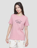 Nevada Overthingking Print Kaos Wanita