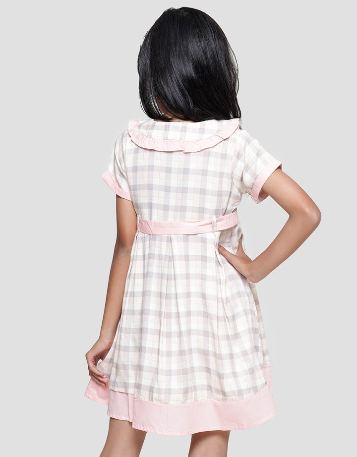 Disney Kotak Minnie Midi Dress Anak Perempuan