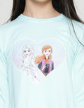 Disney Apl Love Frozen Midi Dress Lengan Panjang Anak Perempuan