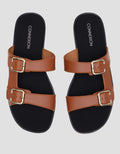 Connexion Buckle Sandal Slipper Wanita