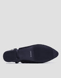 Details Texture Sepatu Slingback Wanita