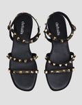 Details Golden Studs Women's Slingback Sandals