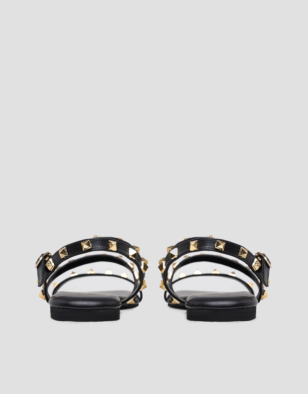 Details Golden Studs Sandal Slingback Wanita
