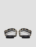 Details Golden Studs Women's Slingback Sandals