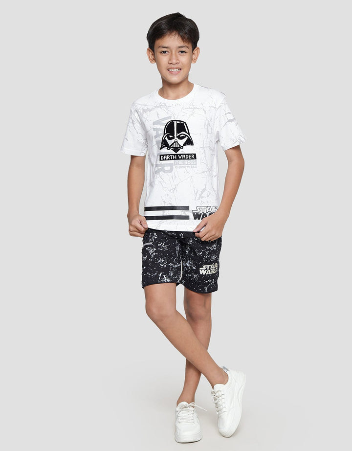 Star Wars Boys Short Sleeve T-Shirt Print Starwars Vader The Boss