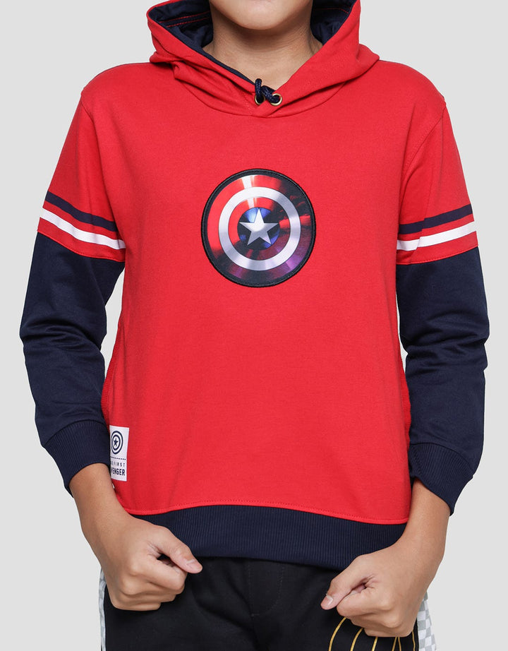Marvel Avengers Captain America Sweater Anak Laki-Laki