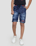 Marvel Avengers Logo Captain America Celana Denim Anak Laki-Laki