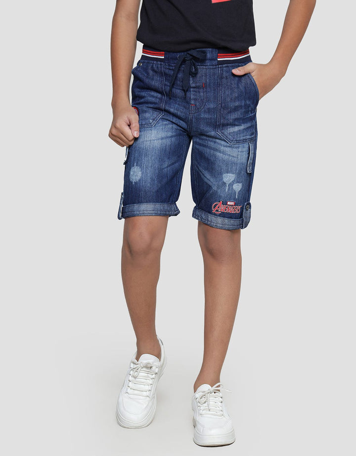 Marvel Avengers Logo Captain America Celana Denim Anak Laki-Laki