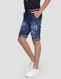 Marvel Avengers Logo Captain America Celana Denim Anak Laki-Laki