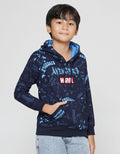 Marvel Avengers Grafitti Splash Wording Sweater Anak Laki-Laki