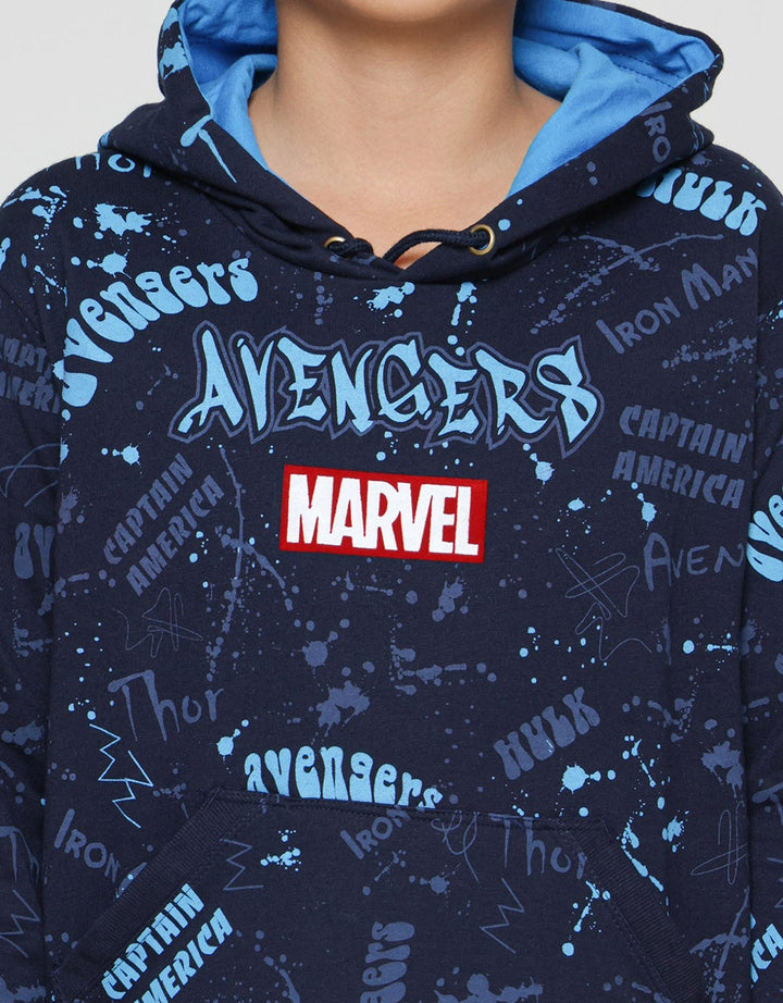 Marvel Avengers Grafitti Splash Wording Sweater Anak Laki-Laki