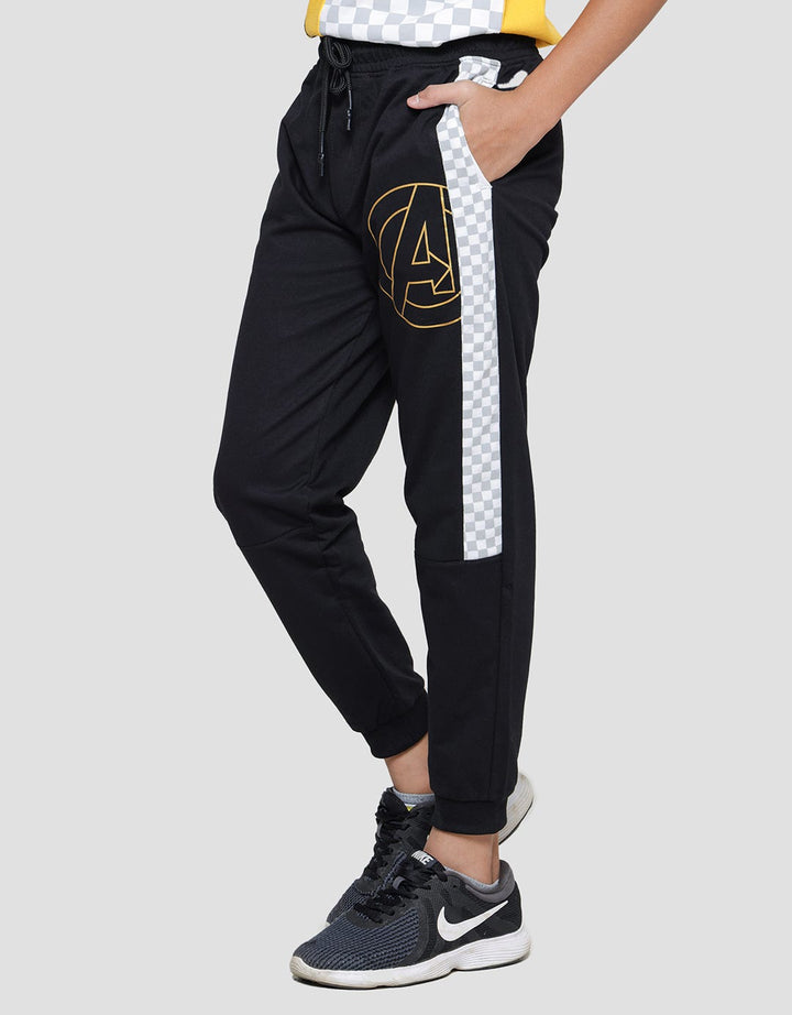 Marvel Avengers Plaid Boys Knit Long Pants