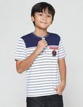 Marvel Avengers Stripe Pocket Henley T-Shirt Boys
