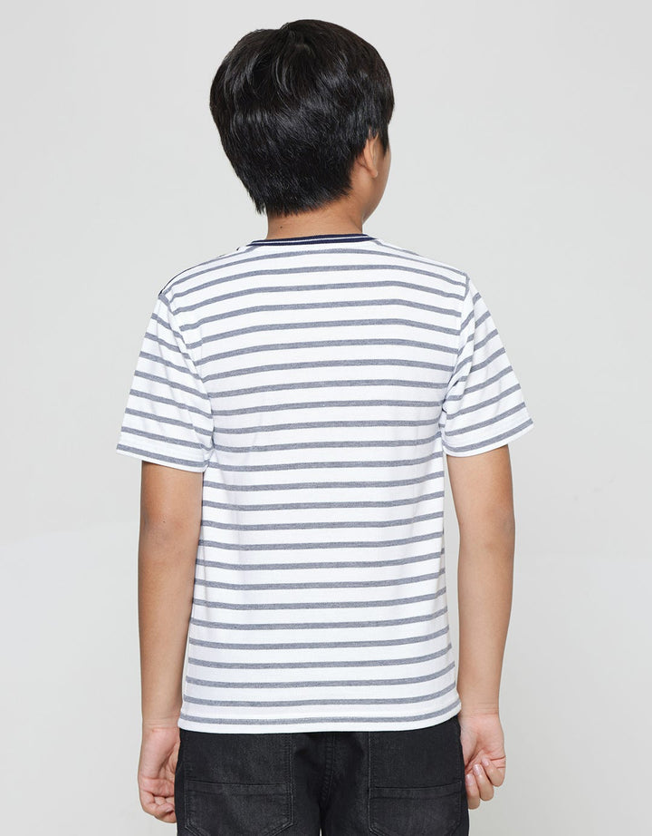 Marvel Avengers Stripe Pocket Henley T-Shirt Boys