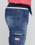 Marvel Celana Pendek Denim Avenger Cargo Anak Laki-laki