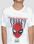 Marvel Spiderman Facet Tiedye Kaos Anak Laki-laki