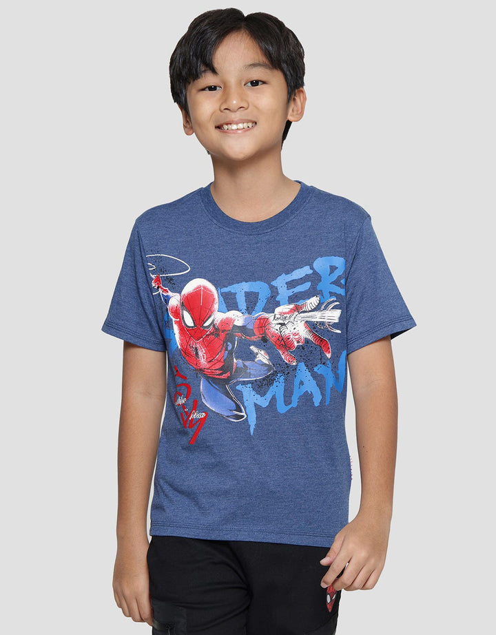 Marvel Spiderman Fly Sm Toolkit Kaos Lengan Pendek Anak Laki-Laki