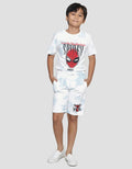 Marvel Knit Spiderman Print Tiedye Toolkit Celana Pendek Anak Laki-Laki