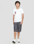 Marvel Boys Spiderman Face Henley Short Sleeve T-Shirt