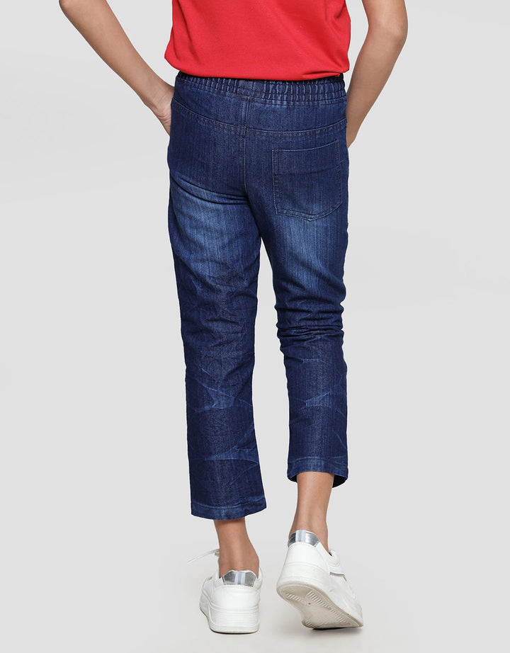 Marvel Spiderman Face Celana Panjang Denim Anak Laki-Laki