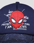 Marvel Spiderman Face Word Boys Hat