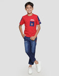 Marvel Spiderman Face Kaos Anak Laki-laki