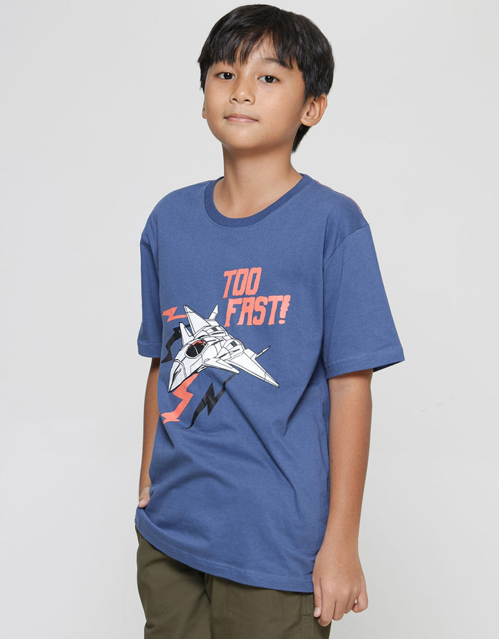 Aero Aeroplane Too Fast Boys Short Sleeve T-Shirt
