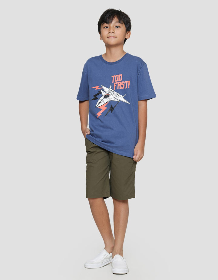 Aero Aeroplane Too Fast Boys Short Sleeve T-Shirt