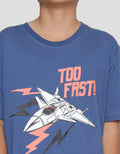 Aero Aeroplane Too Fast Boys Short Sleeve T-Shirt