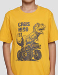Aero Dino And Truck Kaos Lengan Pendek Anak Laki-Laki