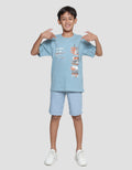 Aero Explore The City Print Short Sleeve T-Shirt for Boys