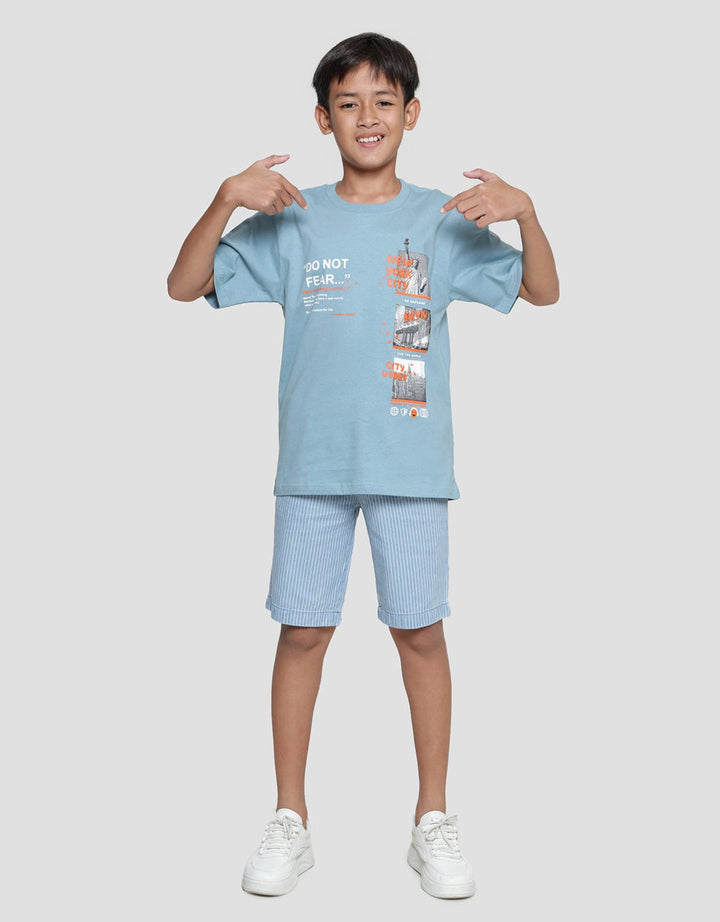 Aero Explore The City Print Short Sleeve T-Shirt for Boys