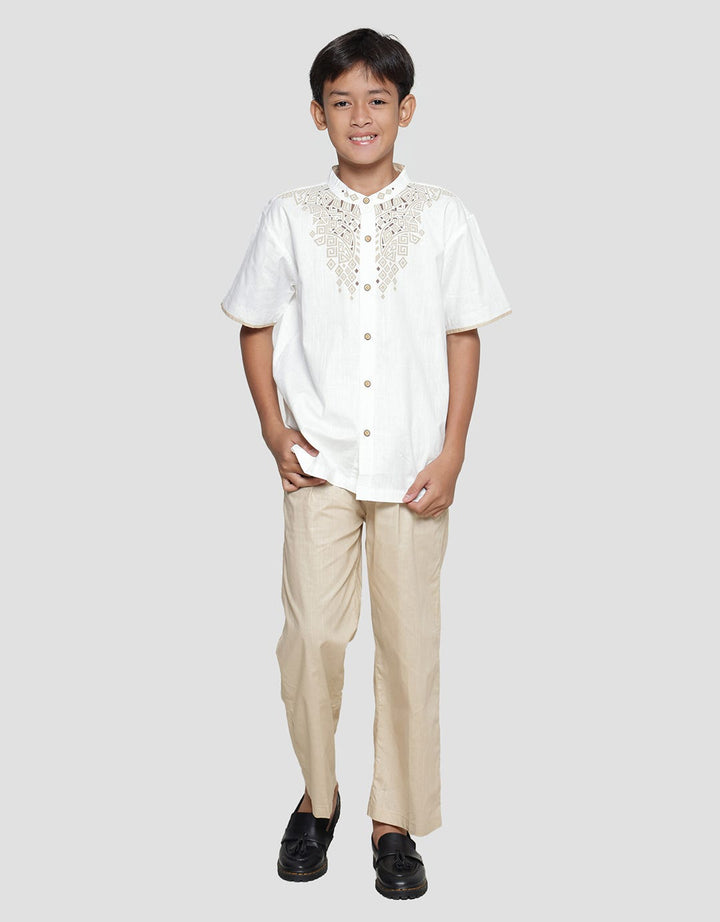 Aero Neck Print Set Boys Koko Shirt
