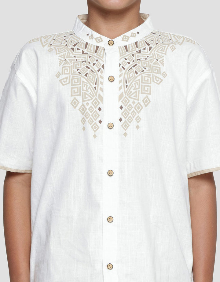 Aero Neck Print Set Boys Koko Shirt