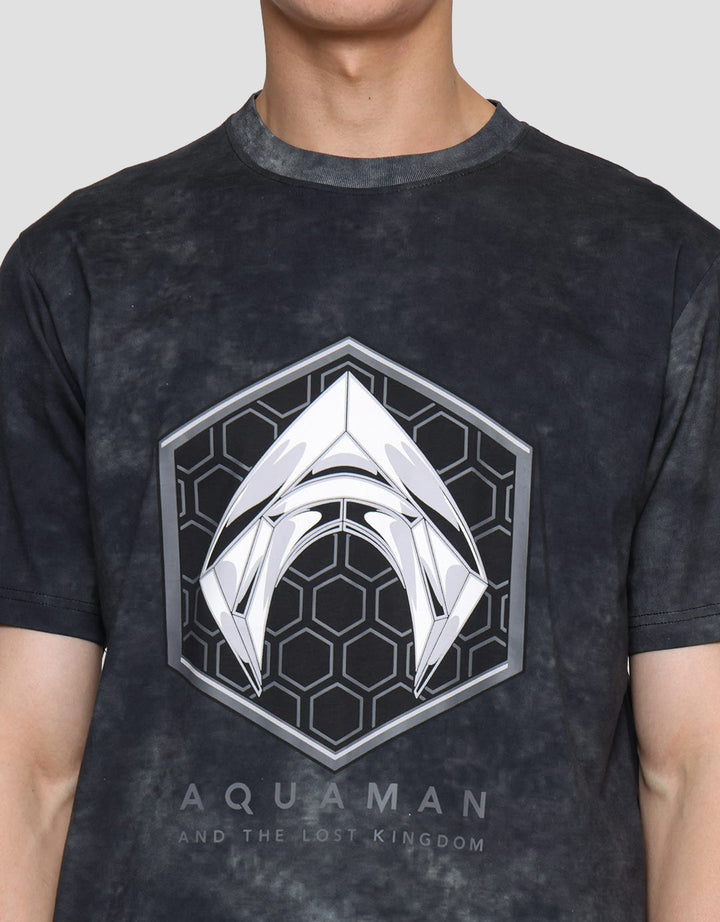 American Jeans Kaos Lengan Pendek Pria Print Aquaman Usa 30S
